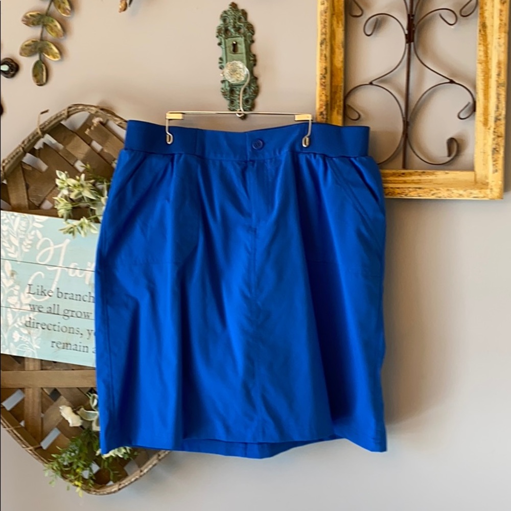 CJ Banks Elastic Waist Skort Shorts w/skirt